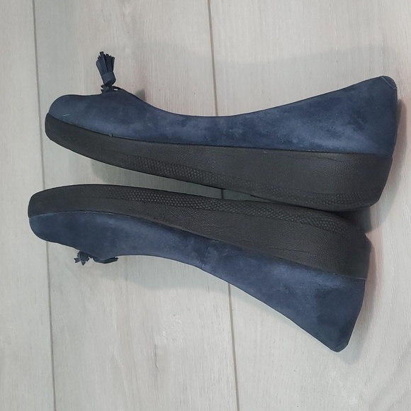 Fitflop Womens Comfort Leather Wedge Mary Jane Clogs shoes sz 7 - Picture 7 of 11